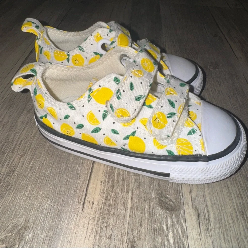 Converse Kids Lemon Pattern Sneakers